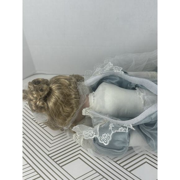 VTG Porcelain Large 16'' Tall Doll People Victorian - Picture 6 of 7